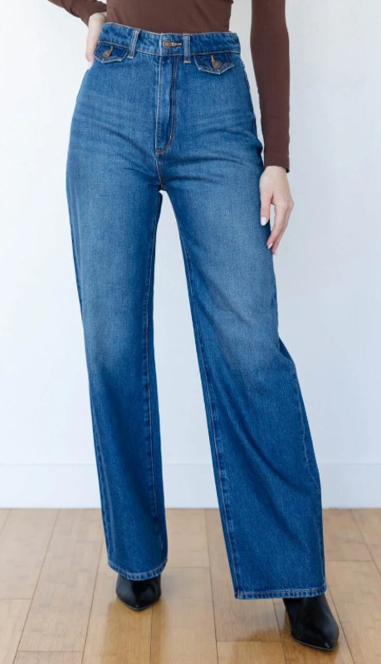 ROLLA'S JEANS WOMEN SIZE 10/28 HIGH RISE RELAXED STRAIGHT DARK VINTAGE BLUE